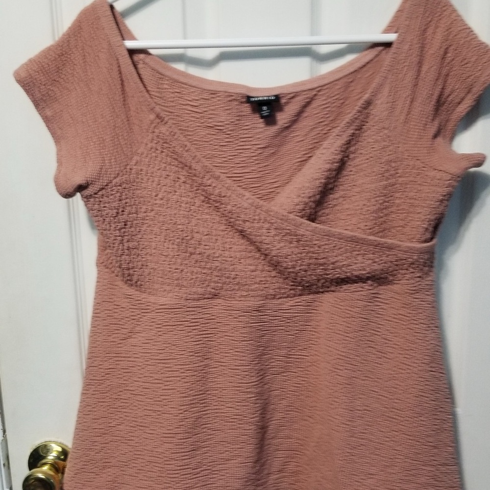 Torrid Textured Blush Top